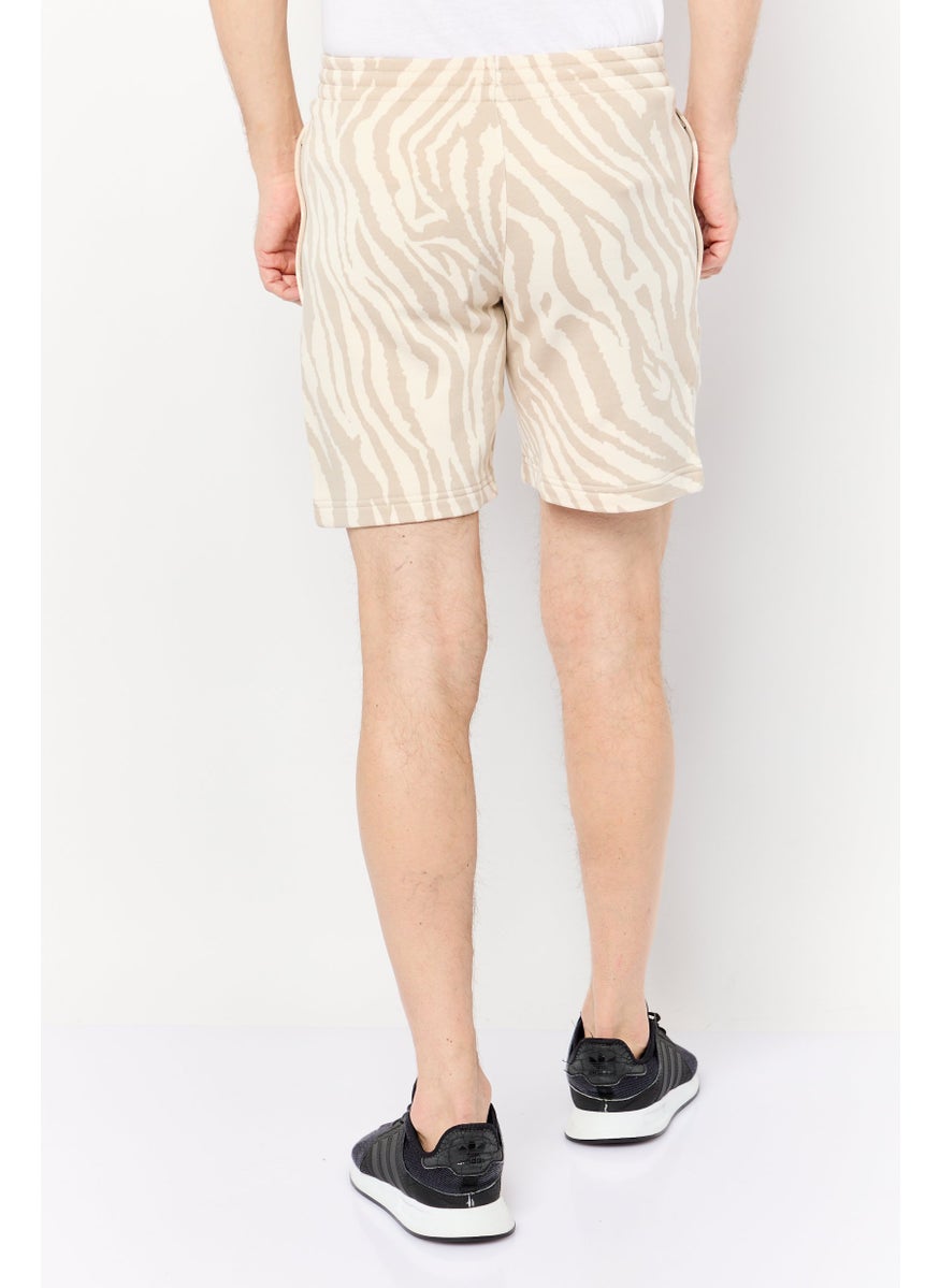 Men Sportswear Fit Outdoor Shorts, Beige