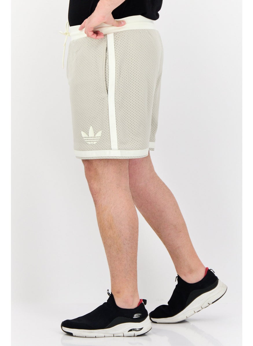 Men Sportswear Fit Basketball Shorts, Putty Grey