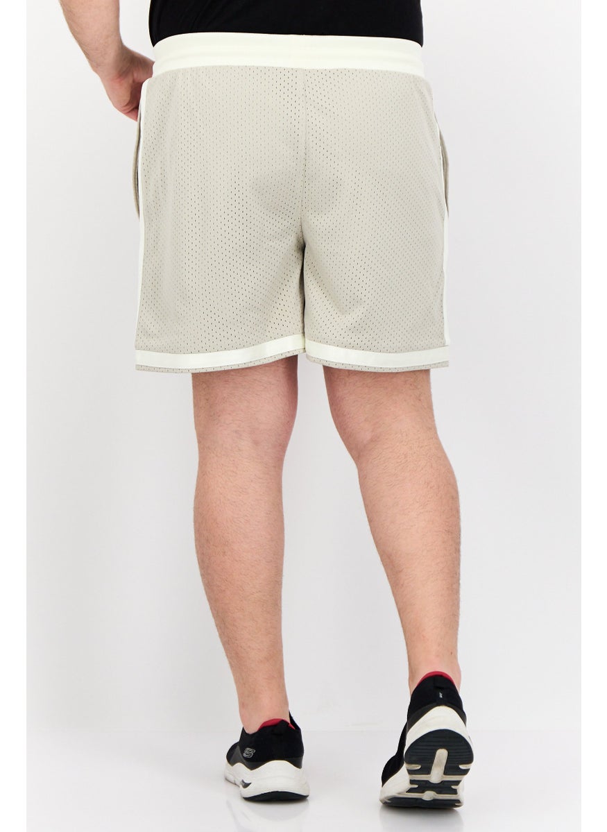Men Sportswear Fit Basketball Shorts, Putty Grey