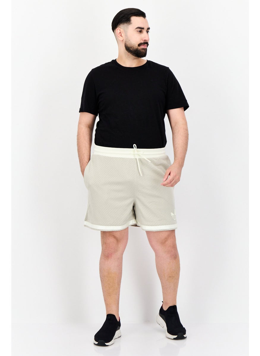 Men Sportswear Fit Basketball Shorts, Putty Grey