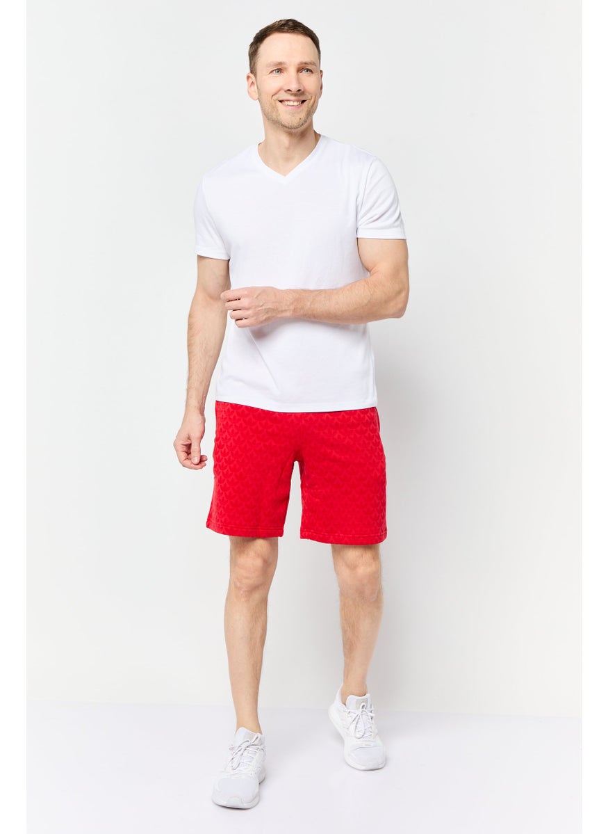 Men Sportswear Fit Training Shorts, Red