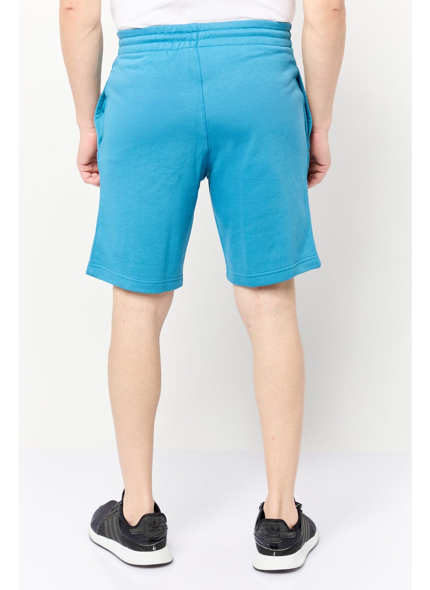 Men Sportswear Fit Training Shorts, Steel Blue