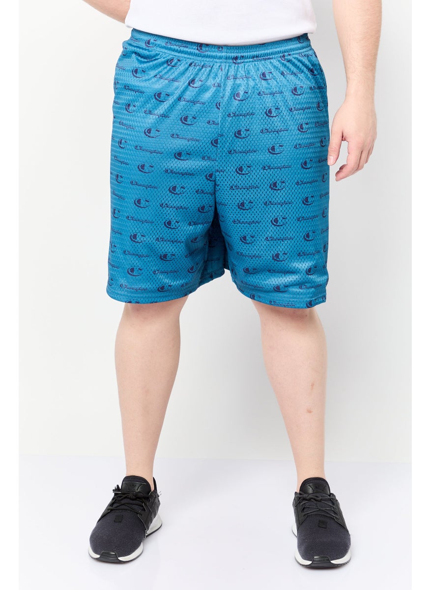 Men Sportswear Fit Running Shorts, Blue