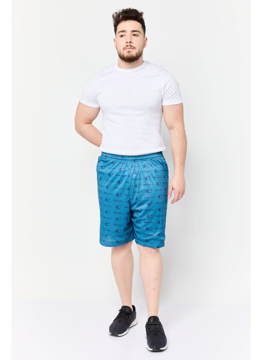 Men Sportswear Fit Running Shorts, Blue