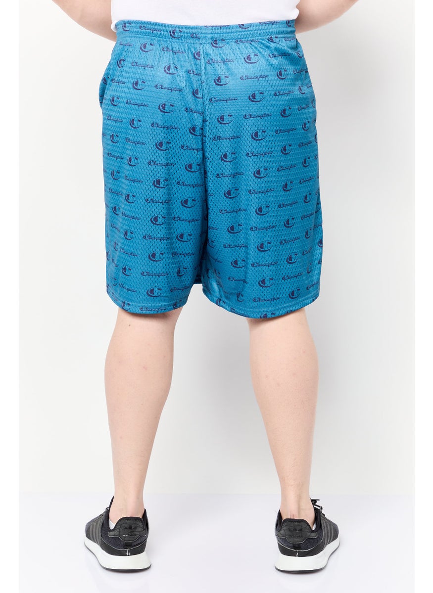 Men Sportswear Fit Running Shorts, Blue
