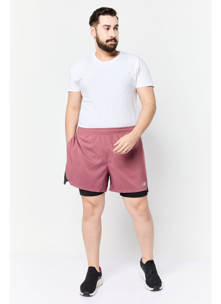 Men Sportswear Fit Training Shorts, Old Pink