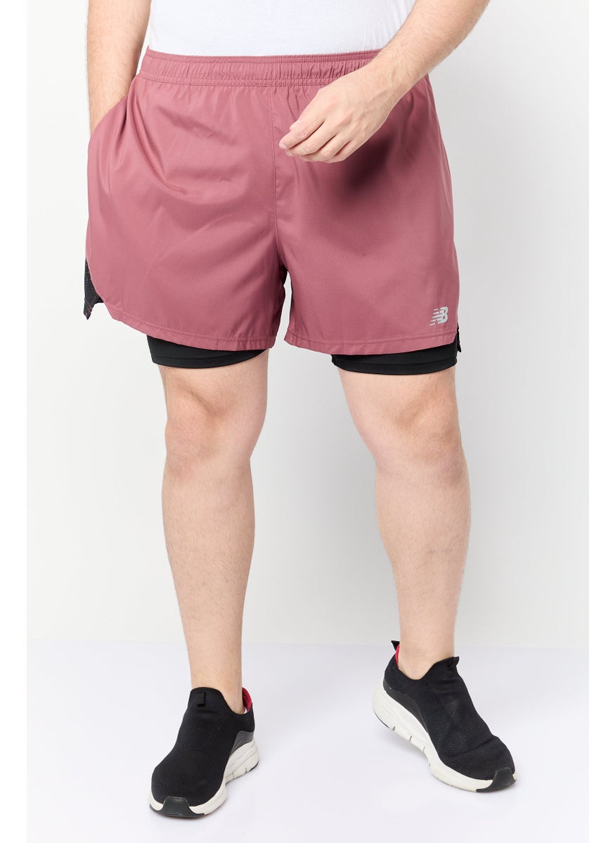 Men Sportswear Fit Training Shorts, Old Pink