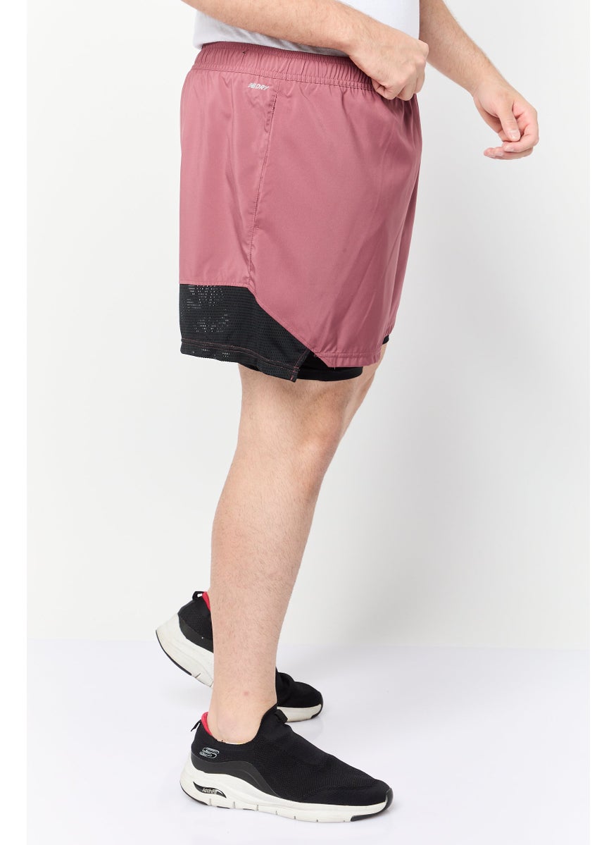 Men Sportswear Fit Training Shorts, Old Pink