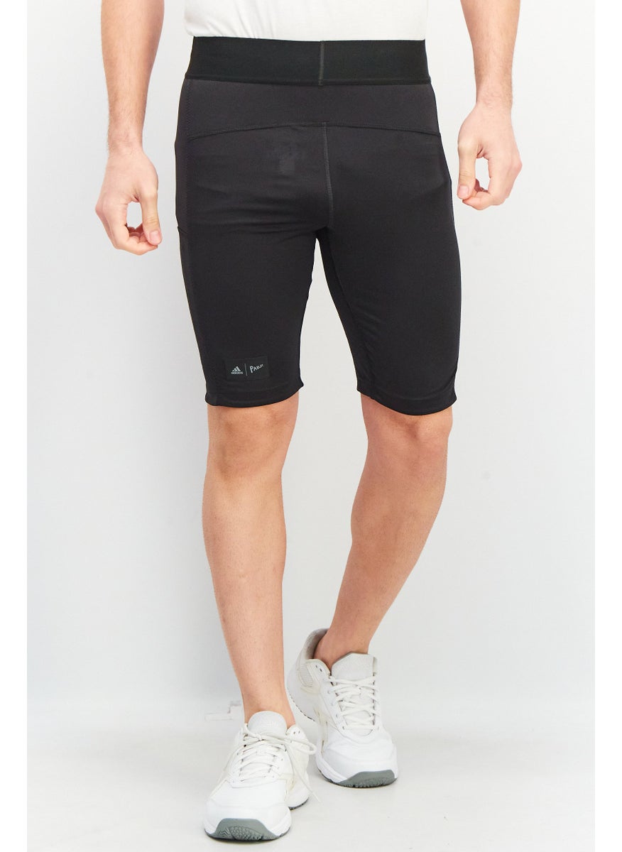 Men Sportwear Fit Training Cycling Short, Black