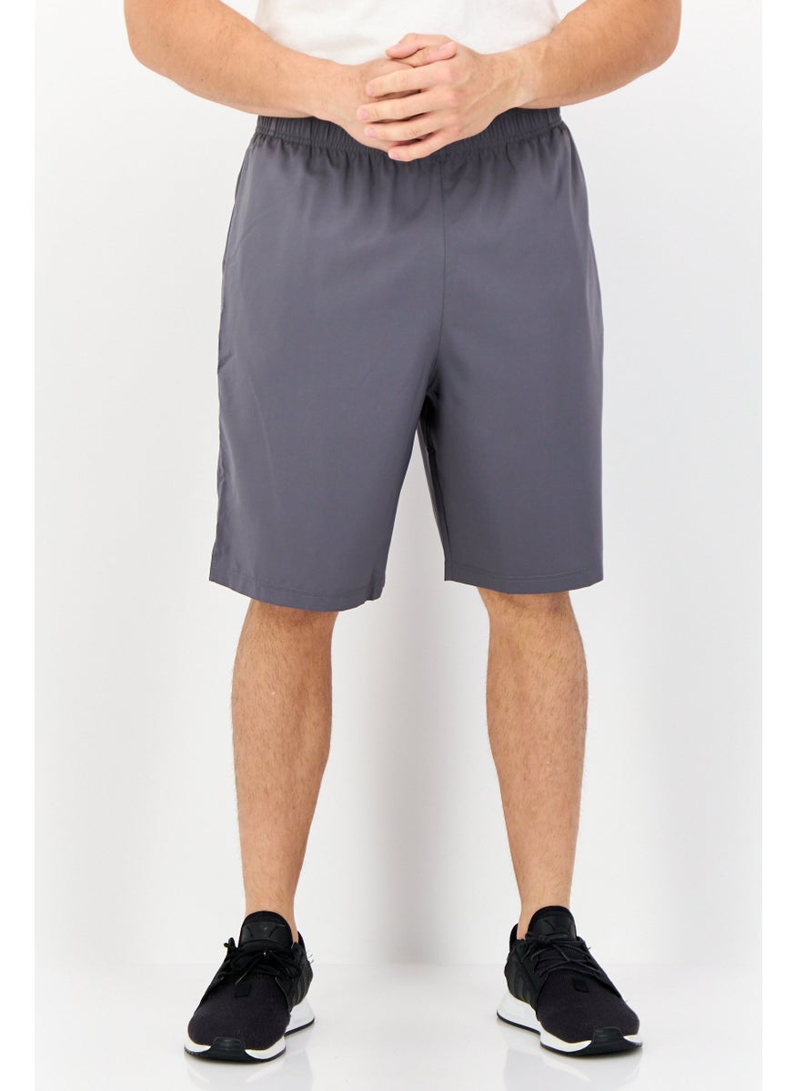Men Sportswear Fit Outdoor Shorts, Grey