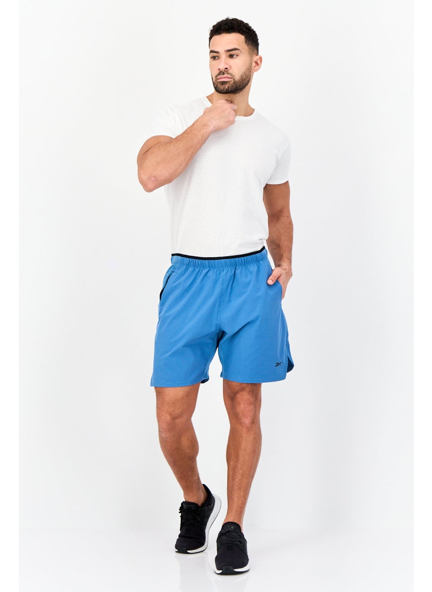Men Sportswear Fit Training Shorts, Blue