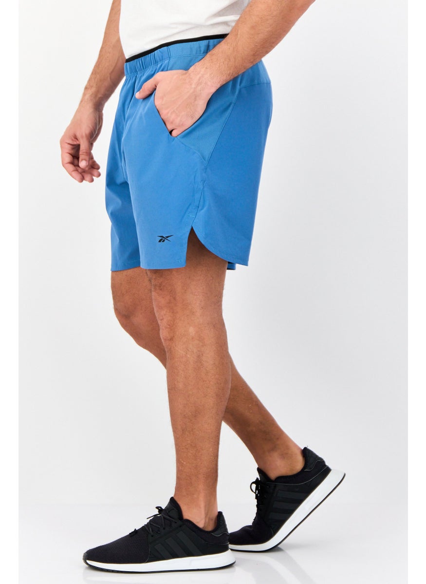 Men Sportswear Fit Training Shorts, Blue