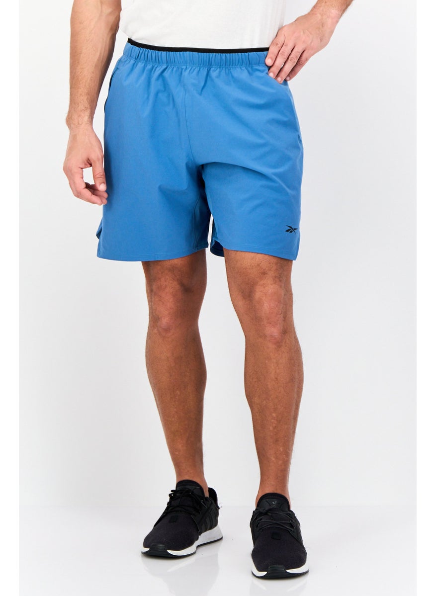 Men Sportswear Fit Training Shorts, Blue