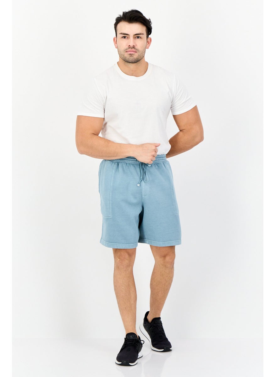 Men Sportswear Fit Outdoor Short,  Dusty Blue