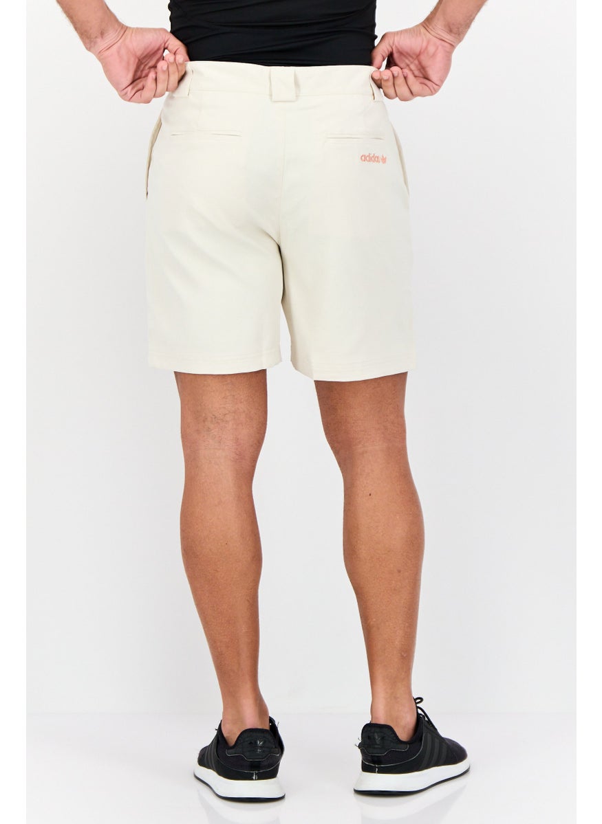 Men Sportswear Fit Outdoor Premium Shorts, Beige