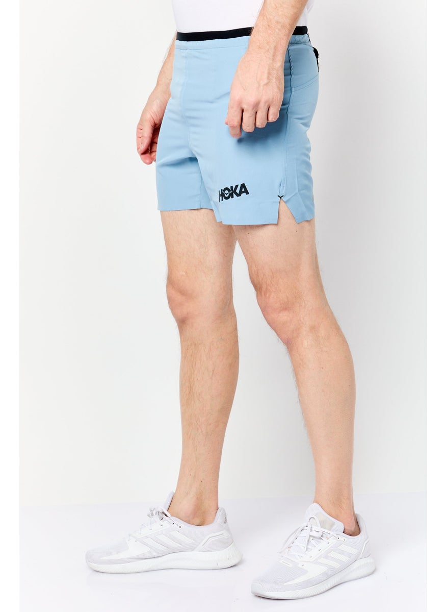 Men Sportswear Fit Training Shorts, Slate Blue
