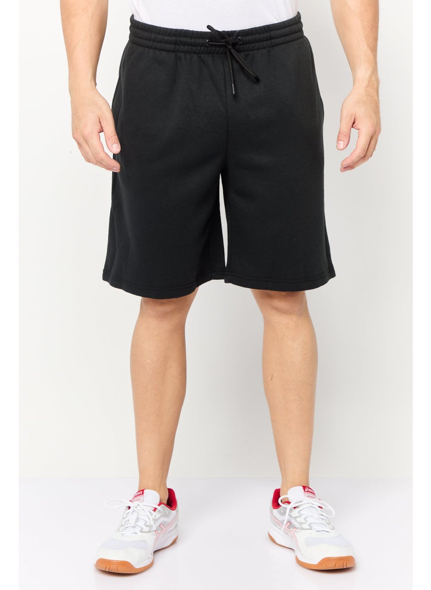 Men Brand Logo Basic Short, Black