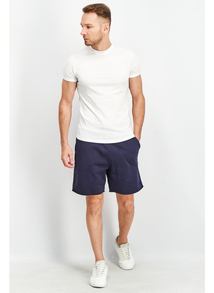 Men Sportwear Fit Training Short, NavyBlue