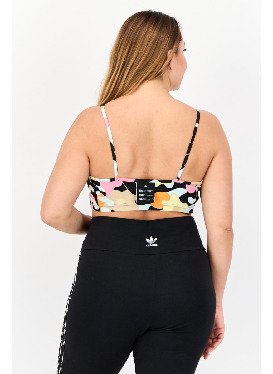 Women Sportswear Fit Training Crop Top, Multicolor