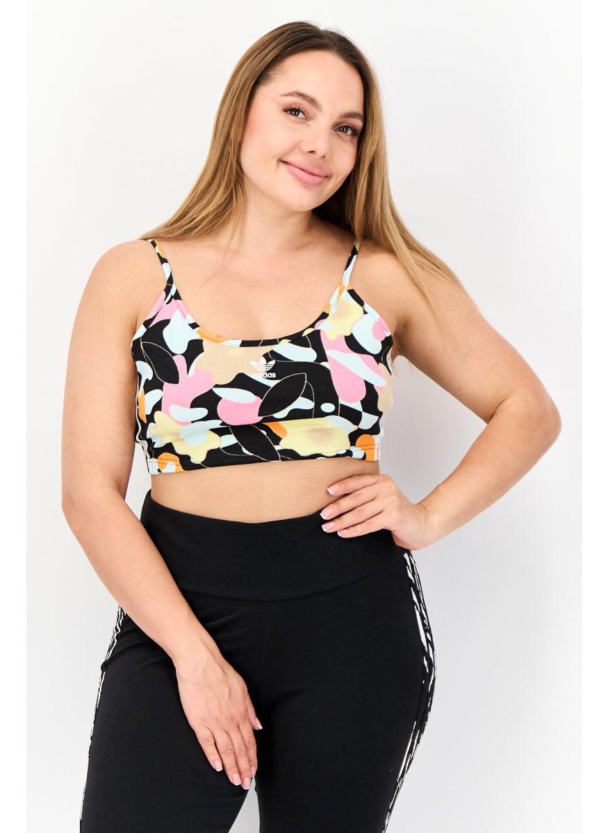Women Sportswear Fit Training Crop Top, Multicolor