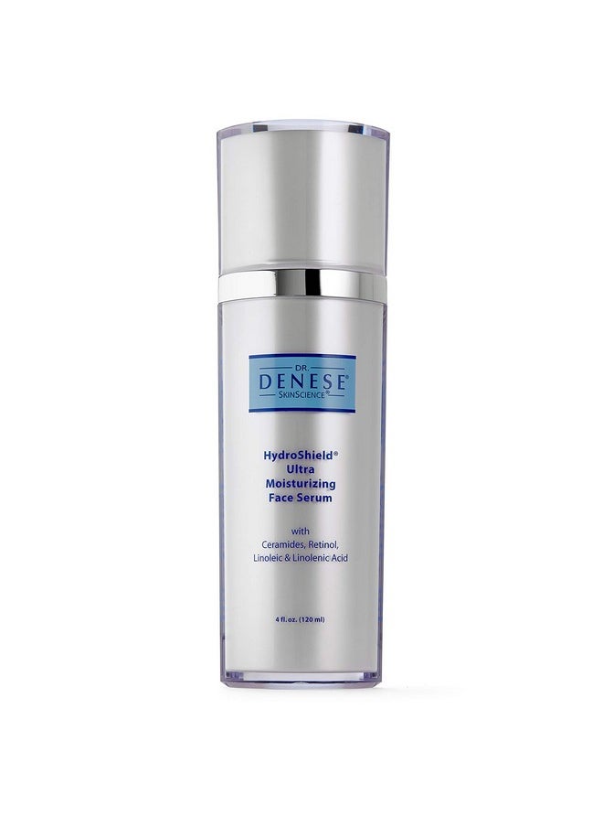 Dr. Denese SkinScience HydroShield Ultra Moisturizing Face Serum Locks In Moisture with Retinol & Ceramides - Reduce Appearance of Wrinkles, Increased Hydration & Tightness - Cruelty-Free - 4oz