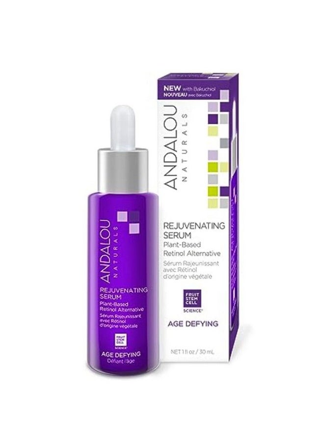 Andalou Naturals Rejuvenating Serum with Plant Based Retinol, 1 Oz