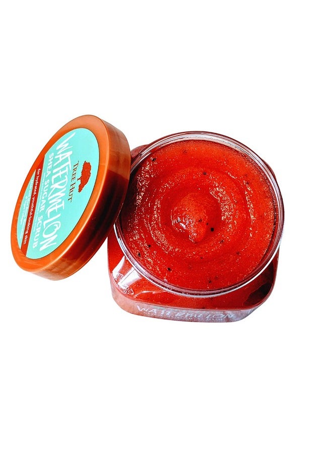 Tree Hut Radiant Skin Watermelon Shea Sugar Scrub Bundled With Watermelon Whipped Shea Body Butter