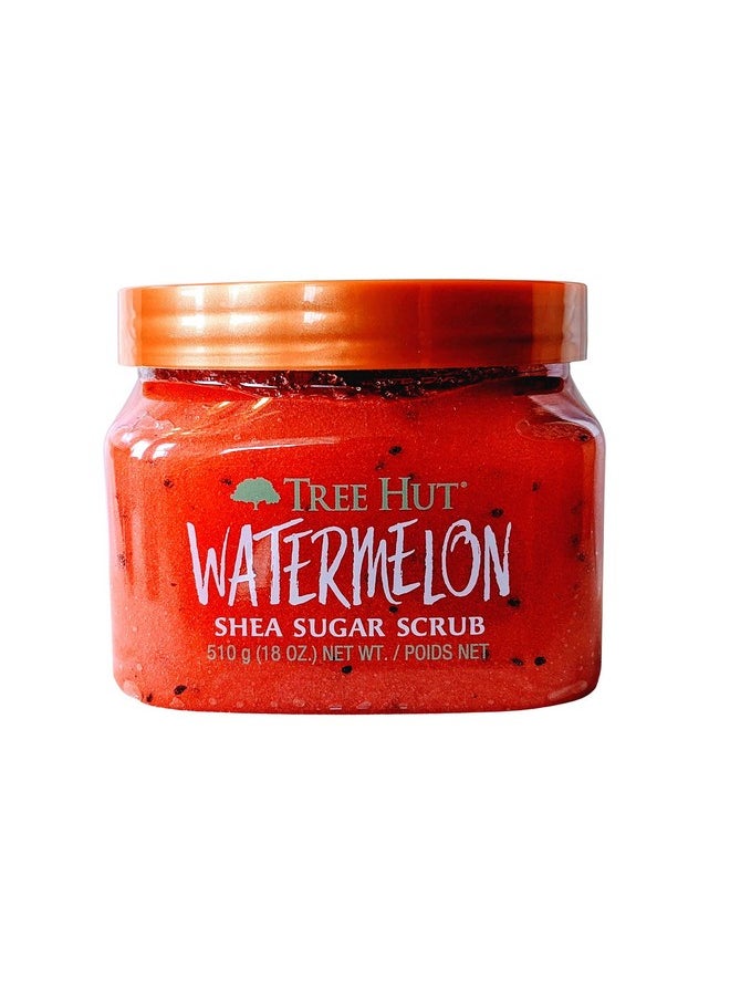Tree Hut Radiant Skin Watermelon Shea Sugar Scrub Bundled With Watermelon Whipped Shea Body Butter