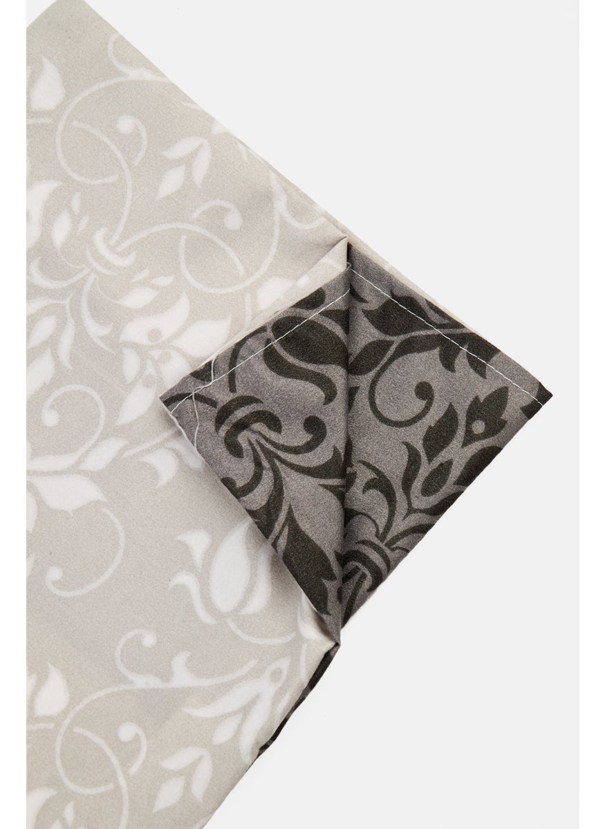 3 Pieces Floral Pattern Soft And Rich Duvet With Pillow Case Set, Multicolor