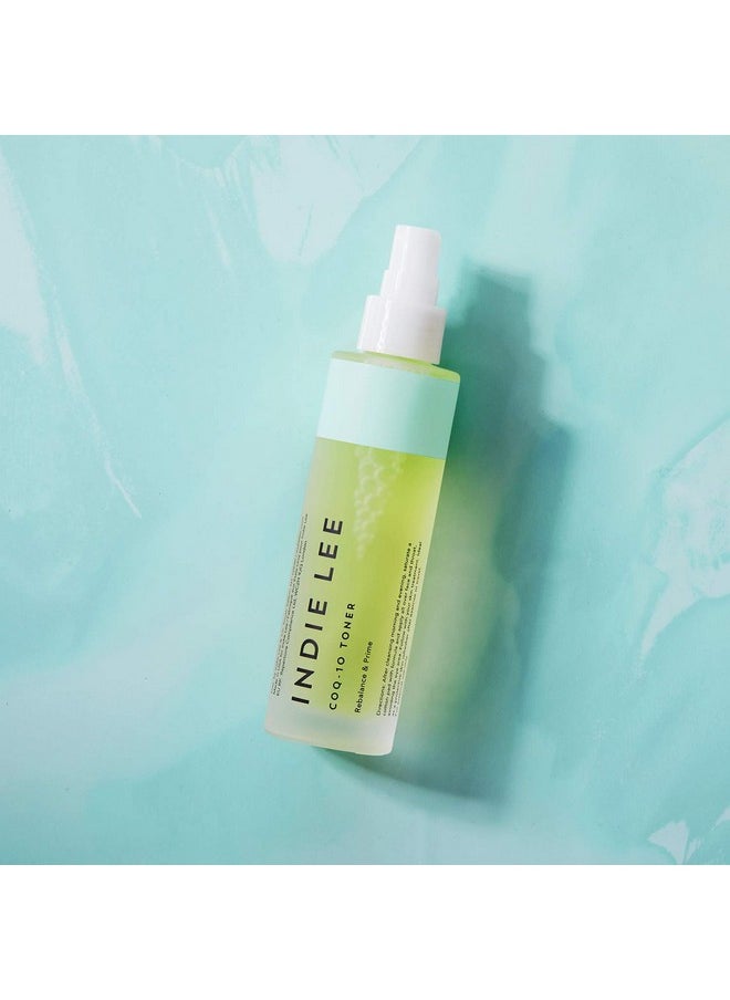 Indie Lee CoQ-10 Toner Mist - Non-Drying Priming Toner with Hyaluronic Acid, Cucumber & Aloe Vera (4oz / 125ml)