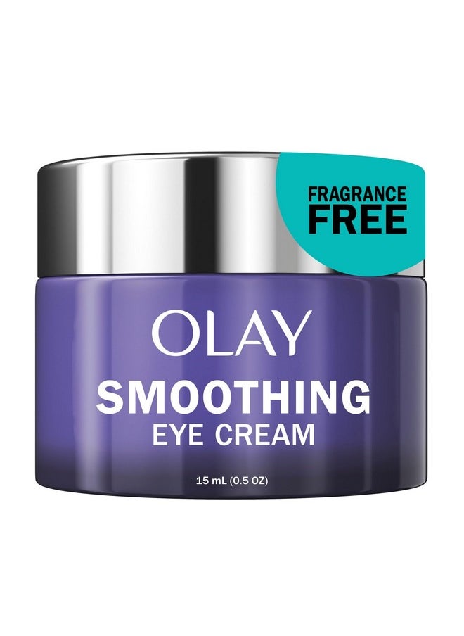 Olay Retinol 24 Night Smoothing Eye Cream, Fragrance-Free, 0.5 Fl Oz