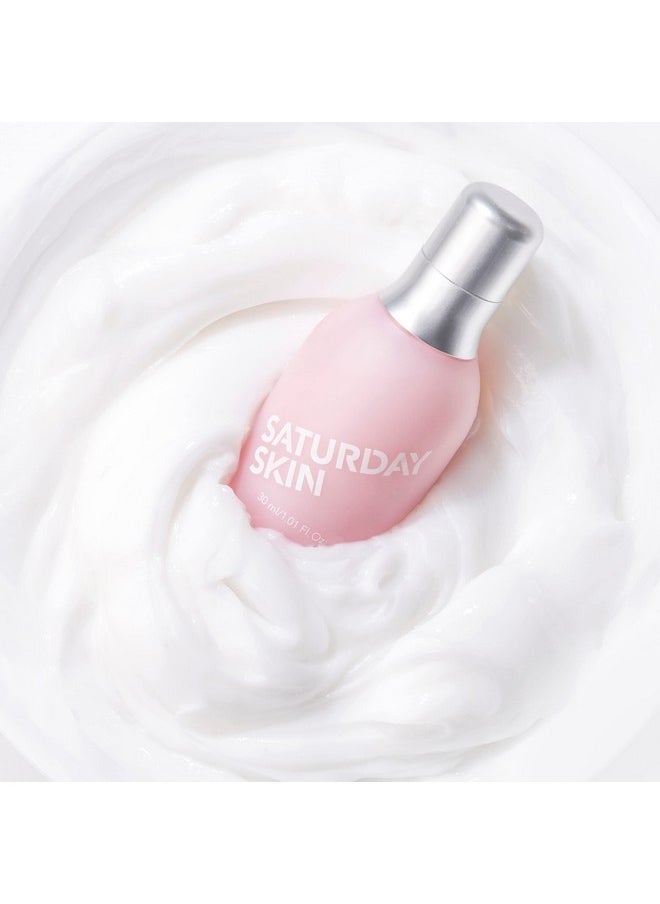 Saturday Skin Wide Awake Brightening Cream Illuminating Eye Cream for Wrinkles, Puffy Eyes+Dark Circles Lightweight, Moisturizing, Deeply Hydrates, Anti Aging Reduce Fine Lines 1.01 Fl Oz (30ml)