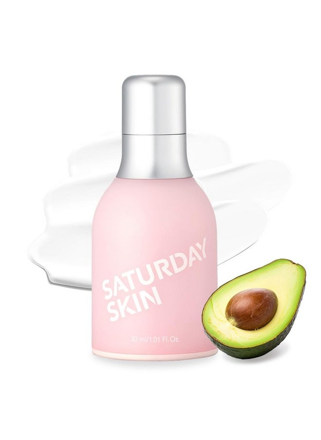 Saturday Skin Wide Awake Brightening Cream Illuminating Eye Cream for Wrinkles, Puffy Eyes+Dark Circles Lightweight, Moisturizing, Deeply Hydrates, Anti Aging Reduce Fine Lines 1.01 Fl Oz (30ml)