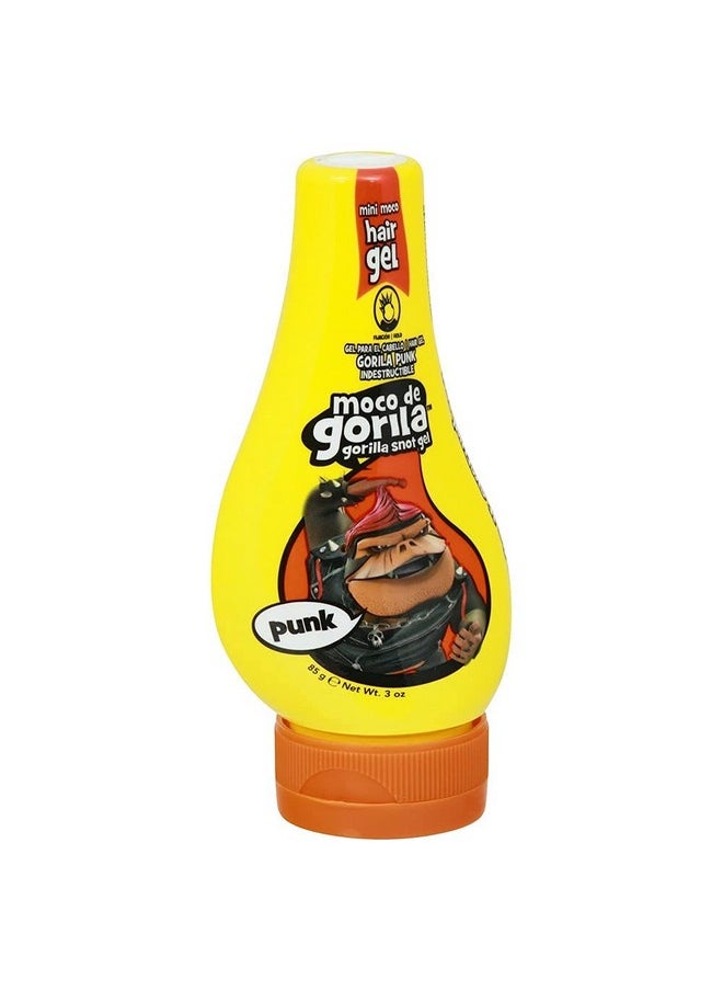 Moco De Gorila Gorilla Snot Hair Gel, Mini Punk Travel Size - (3 oz.- Pack of 4, Punk)