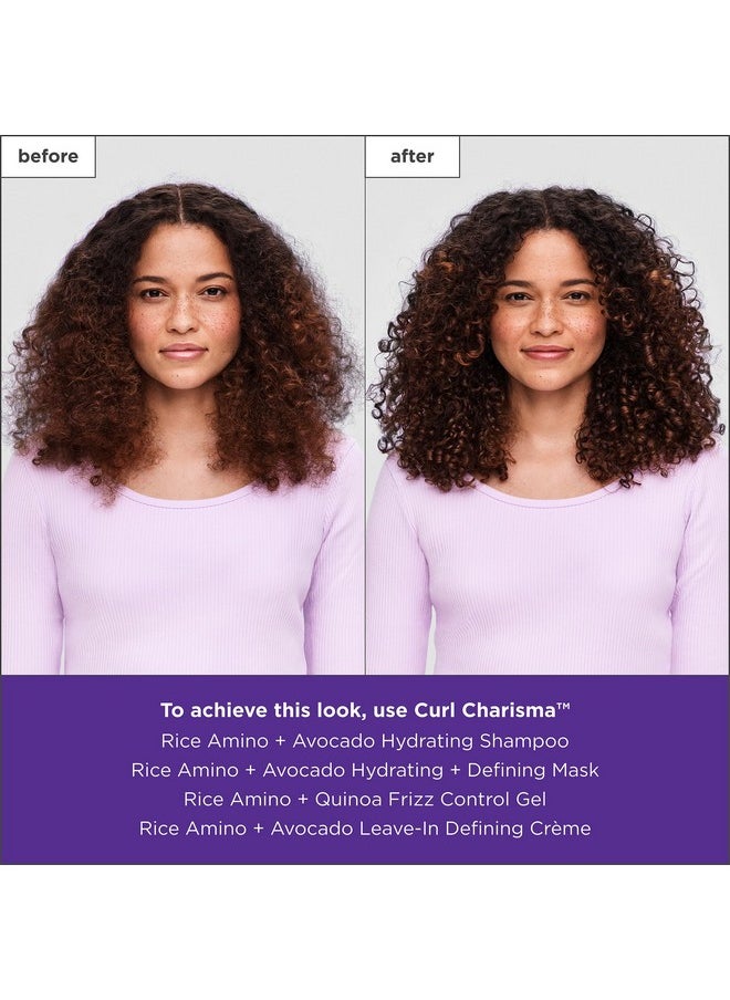 Briogeo Curl Charisma Rice Amino + Quinoa Frizz Control Gel, Curl Defining Styler for Wavy, Curly and Coily Hair Textures,Medium Hold, Frizz Control, Vegan, Cruelty-Free, 5.5 oz