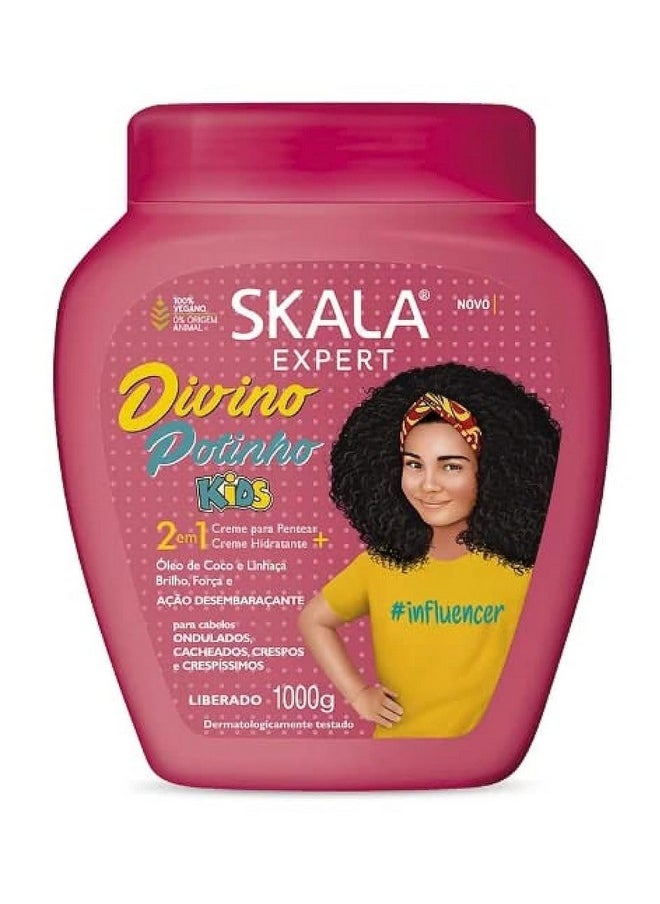 SKALA - Expert - Creme de Tratamento 2 em 1 Crespinho Divino 1 Kg - (Divine Little Curls 2 in 1 Treatment Cream Net 33.81 Oz)