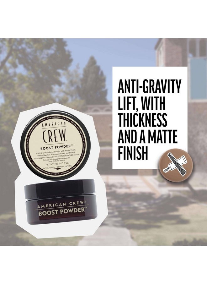 American Crew Men's Hair Boost Powder, Provides Lift & Volume, 0.3 Oz (Pack of 1)