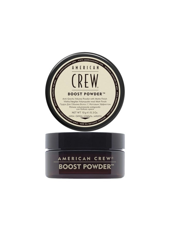 American Crew Men's Hair Boost Powder, Provides Lift & Volume, 0.3 Oz (Pack of 1)