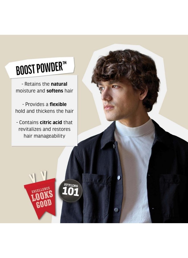 American Crew Men's Hair Boost Powder, Provides Lift & Volume, 0.3 Oz (Pack of 1)