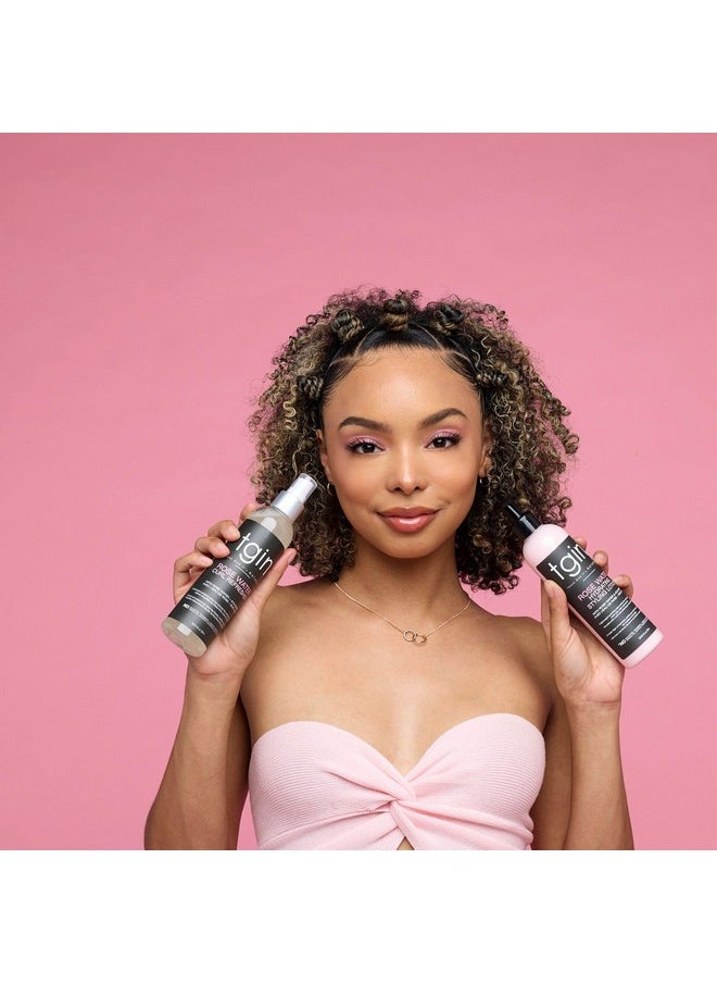 tgin Rose Water Curl Refresher for Curly, Coily, and Wavy Hair, with Acai Berries, Moisturizes and Soothes Dry Hair and Scalp, Braids, Protective Styles, and Locs, 8 fl oz