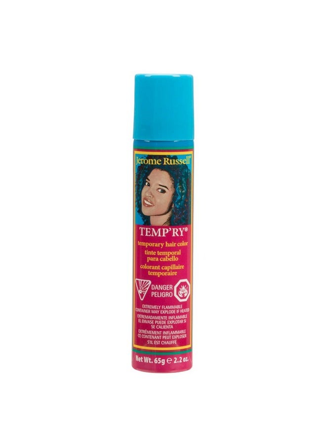 Jerome Russell Temporary Hair Color Spray, Roman Bronze - Intense Spray-On Temporary Hair Color, Fast-Drying, Non-Sticky, 2.2 oz, Cruelty Free, BPA Free, Travel Size