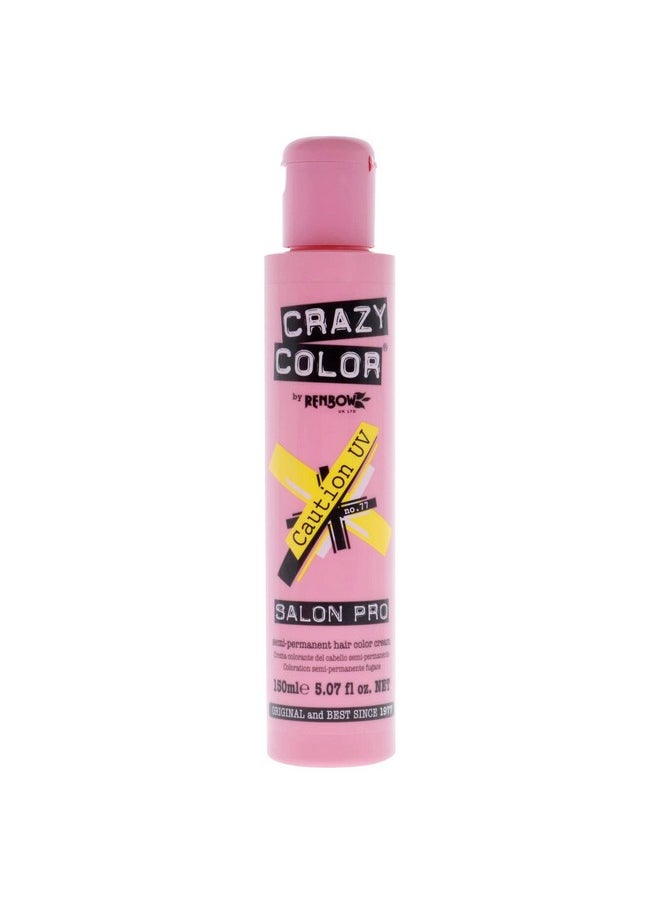 Crazy Color Crazy Color Salon Pro Semi Permanent Hair Color - 77 Caution Hair Color Women 5.07 oz