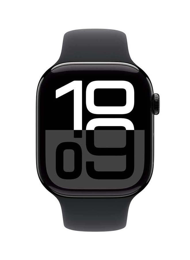 Watch Series 10 GPS 42MM Jet Black Aluminium Case with Black Sport Band SM Jet Black Aluminium