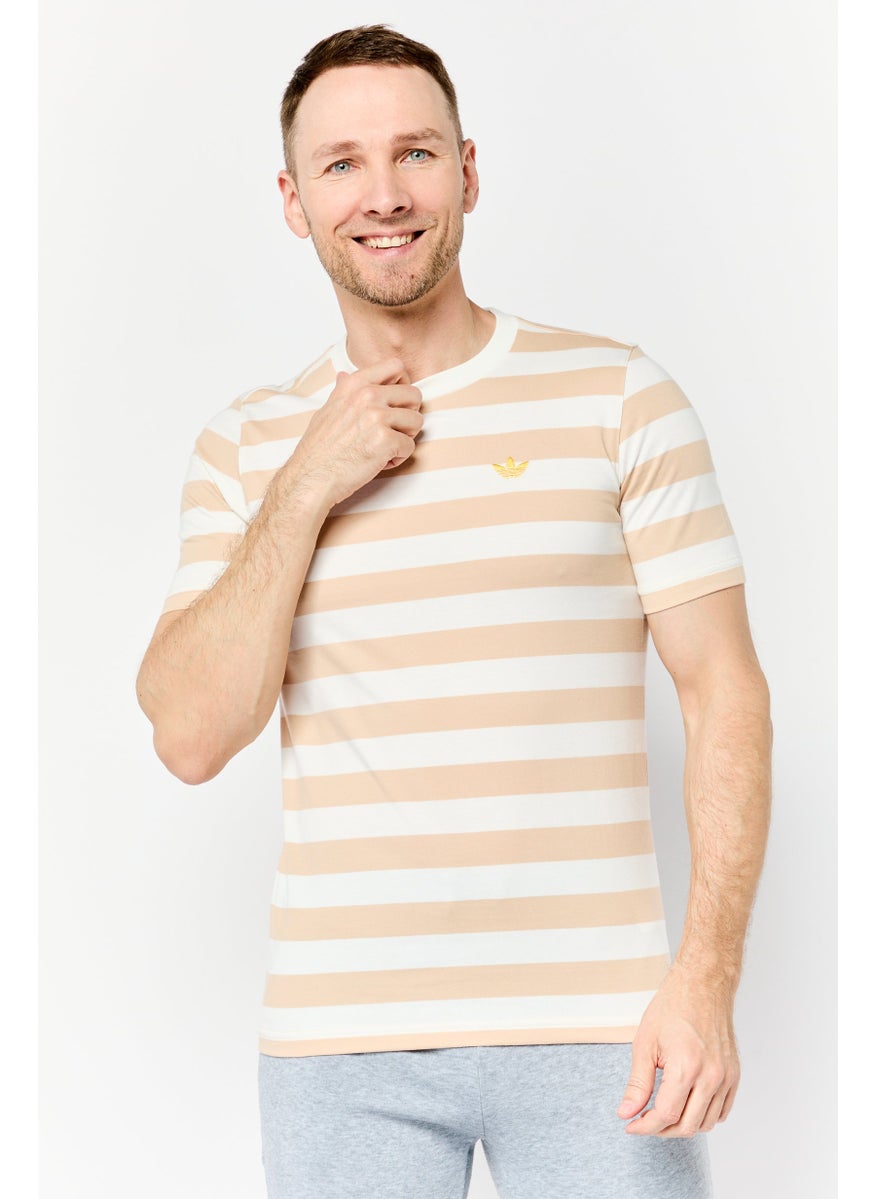 Men Sportswear Fit Short Sleeves Outdoors T-Shirt, Multicolor