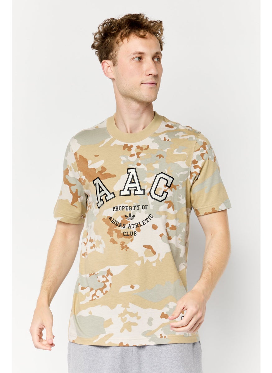 Men Sportswear Fit Short Sleeve Outdoor T-shirt, Multicolor