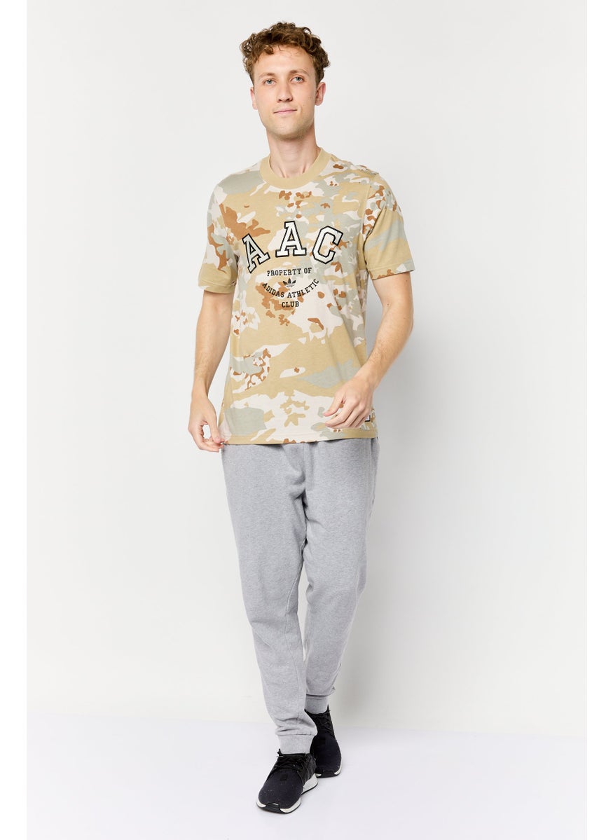 Men Sportswear Fit Short Sleeve Outdoor T-shirt, Multicolor