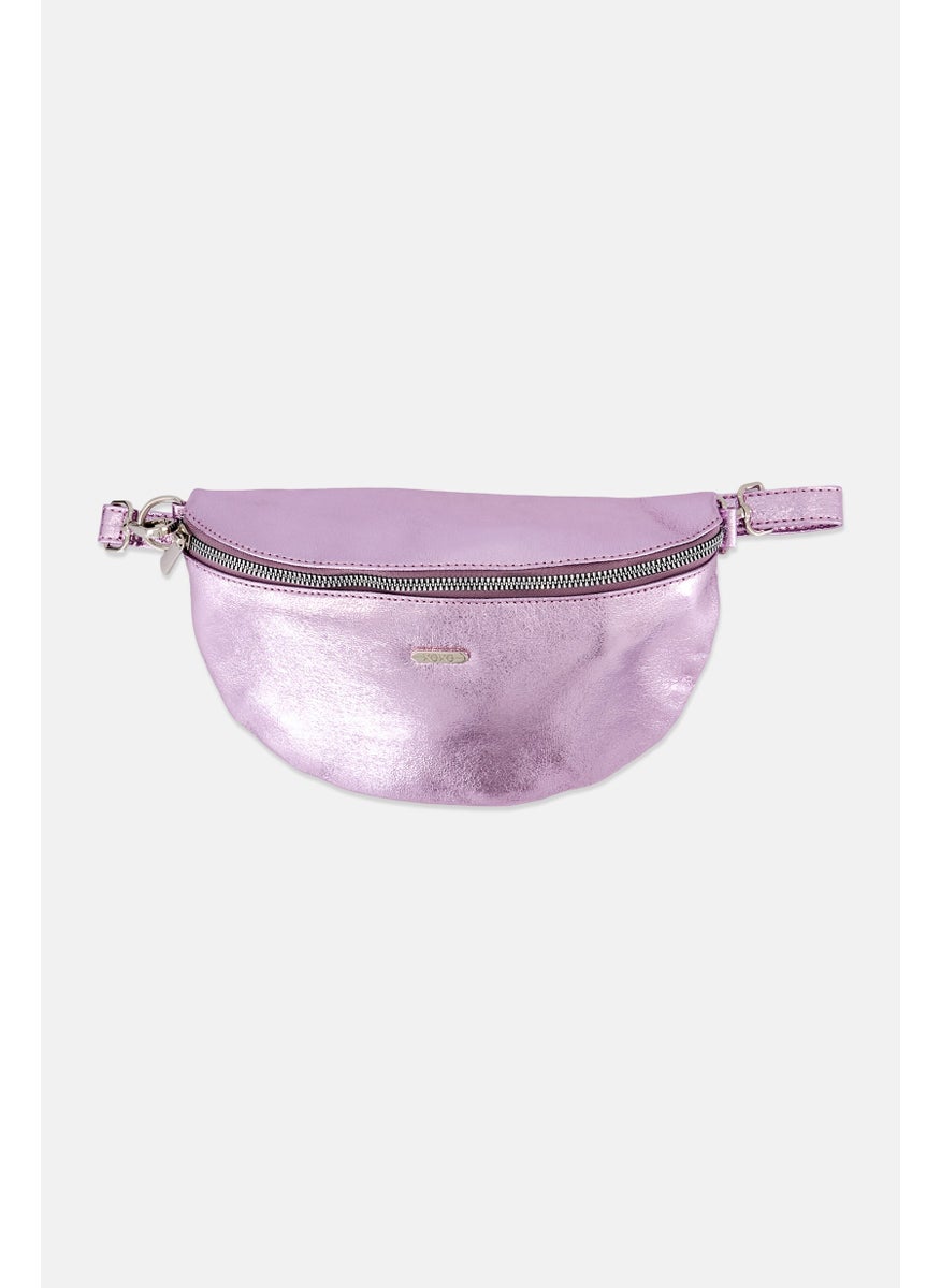 Women Brand Logo Fanny Pack, Light Purple