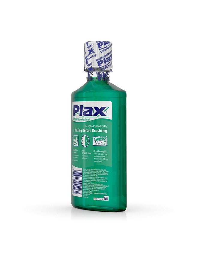 Plax Advanced Formula Plaque Lossening Rinse, Soft Mint, 16 Fl. Oz