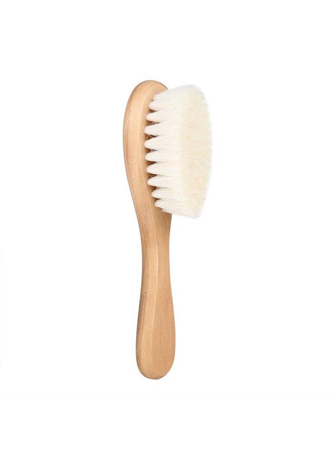 Multifunction Portable Massage Brush, Baby Comb Brush, Natural Goat Hair Comb, Hair Massage for Home