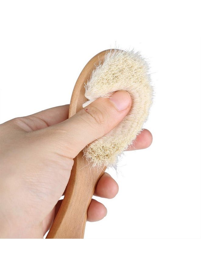 Multifunction Portable Massage Brush, Baby Comb Brush, Natural Goat Hair Comb, Hair Massage for Home